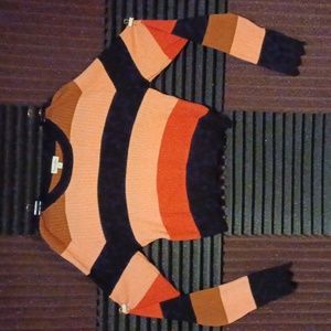 Women's 2 piece sweater skirt with crop sweater,  Love Fire brand, size XL